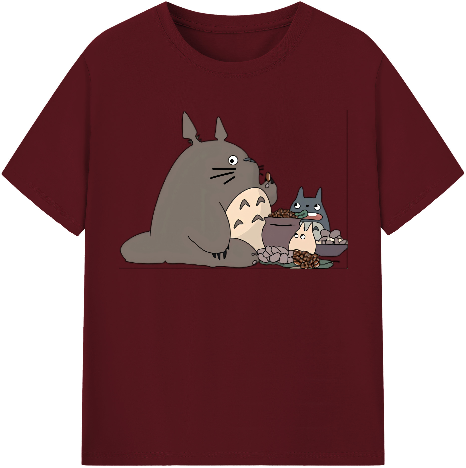 （画像用） となりのトトロ 草壁メイ 草壁サツキ My Neighbor Totoro Satsuki Kusakabe Mei Kusakabe 綿100％半袖Tシャツ（フロントプリント）